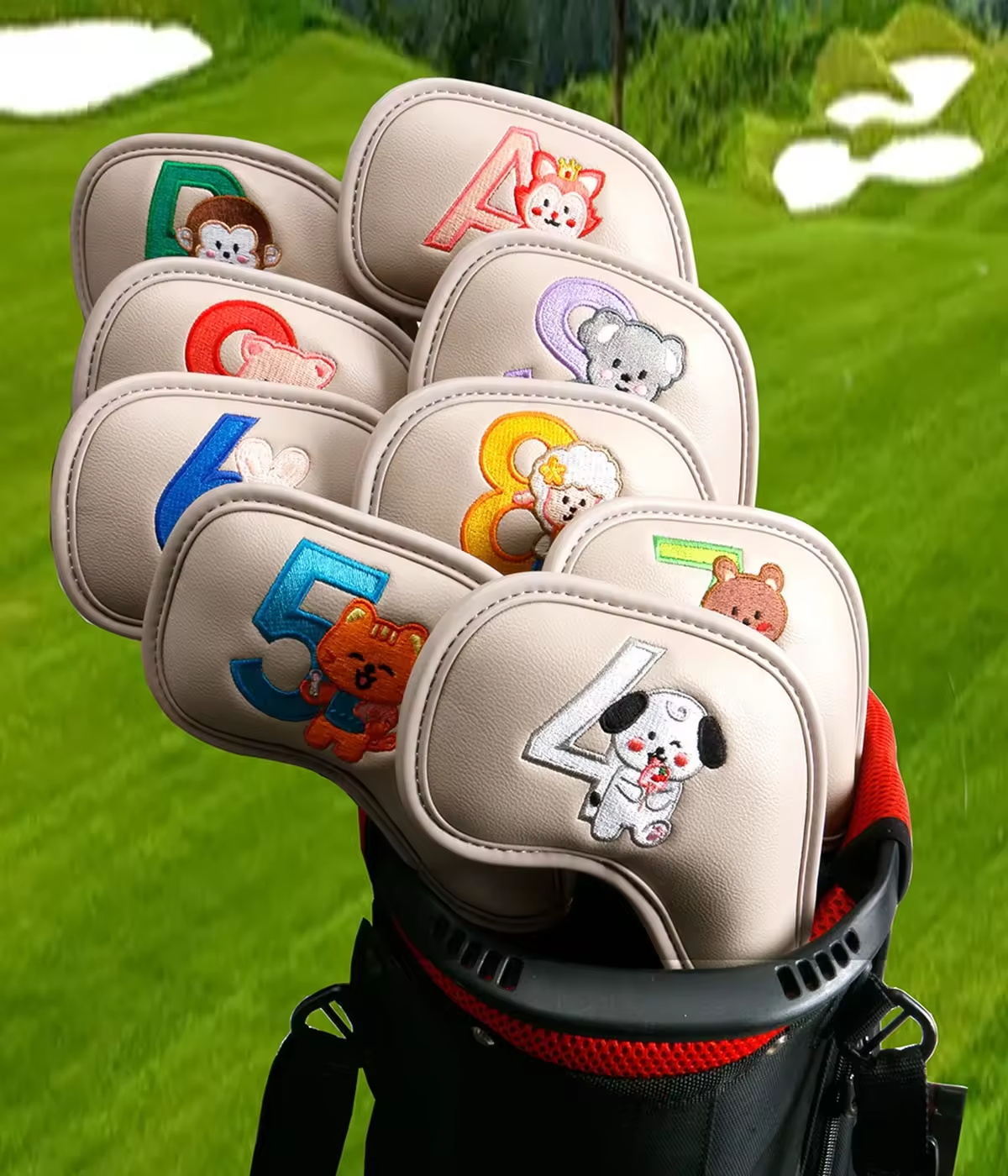 9-teiliges Set Niedliche Carto – Golf Equipment Storage Bewertung und Preis